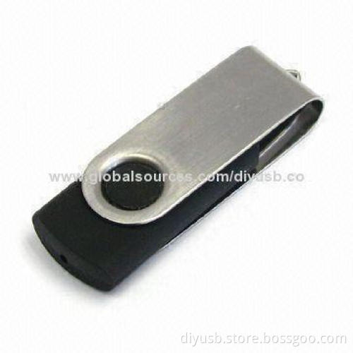 Swivel USB2.0 Flash Drive with 5V Working Voltage and Password and Bootable Functions